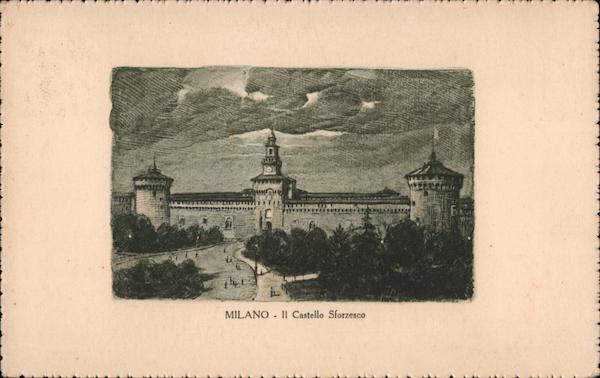 Milano - II Castello Sforzesco. Italy