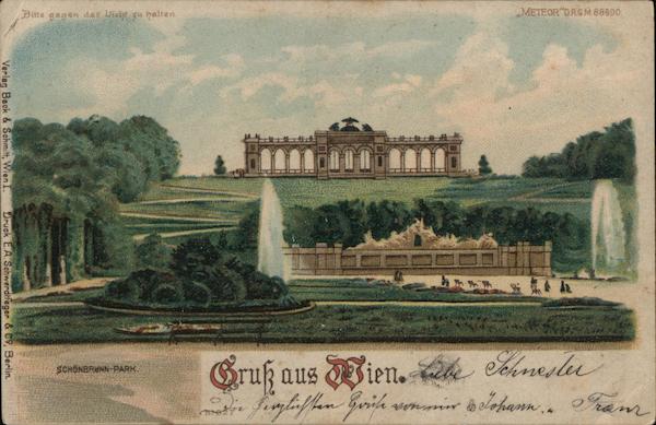 Schönbrunn Park - Gardens Wien Austria