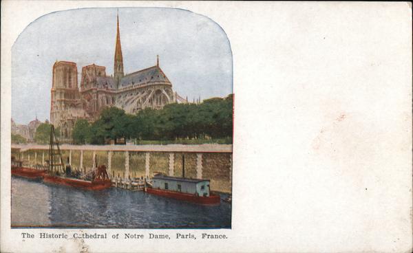 The Cathedral Of Notre Dame Paris France