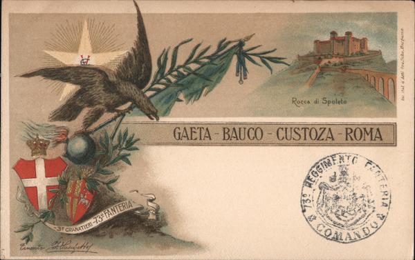 Gaeta Bauco Custoza Roma Italy