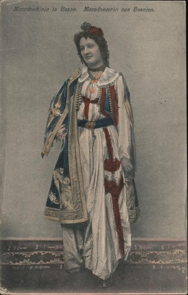 Macedonian from Bosnia Traditional Costume