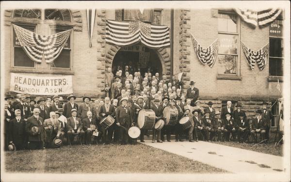 Headquarters Reunion Association group photo Civil War