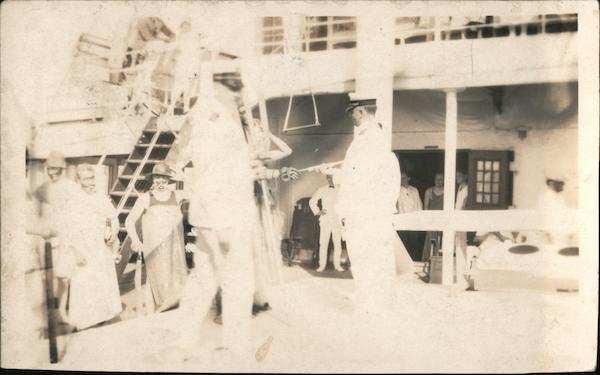 Equator Line-crossing ceremony, Neptune’s Court Navy