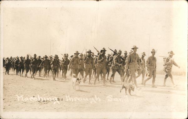 Marching Through Sand, Mexican Border War Military