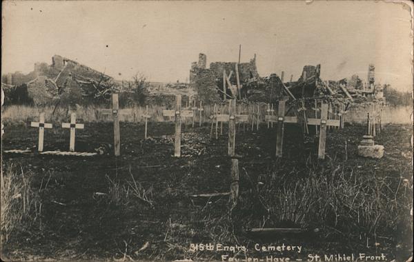 315th Eng'rs. Cemetary, Feu-en-Have, St. Mihiel, Front.
