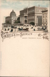 Gruss Aus Berlin, Kaiser Friedrigh Palais Postcard