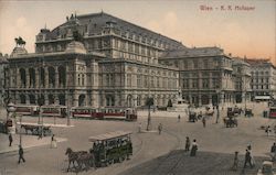 Vienna State Opera House Postcard