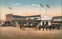 Excursionists at Tia Juana, Mexico Postcard