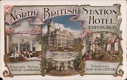 North British Station Hotel, Edinburgh Scotland Postcard Postcard Postcard