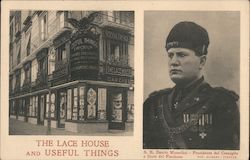 Gargiulo's Lace House and Useful Things - Mussolini Sorrento, Italy Postcard Postcard Postcard