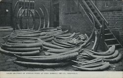 Sales Delivery of African Ivory at John Merrill and Company Postcard