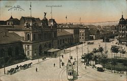 Mainz Hauptbahnhof - Mainz Railway Station Germany Postcard Postcard Postcard