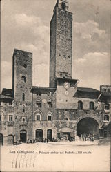 Palazzo del Podestà - XIII Century Postcard