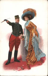 Painting of a Royal lady Postcard