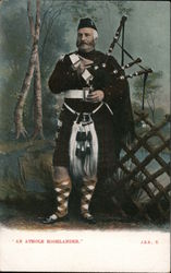 An Athole Highlander Postcard