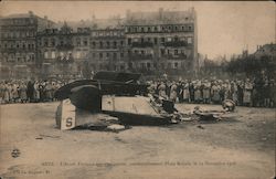 Plane Crash Postcard