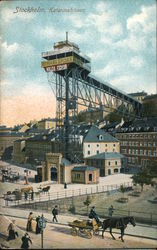 Stockholm, Katarinahissen Postcard
