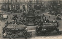 London Types - Motor Bus United Kingdom Postcard Postcard Postcard