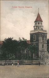 Parish Church Kingston, Jamaica Postcard Postcard Postcard