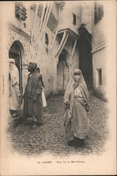 La rue de la Mer Rouge Algiers, Algeria Postcard Postcard Postcard