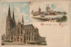 Cologne Cathedral Germany Postcard Postcard Postcard