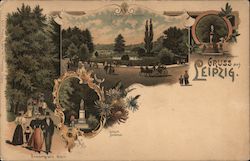 Gruss aus Leipzig Postcard
