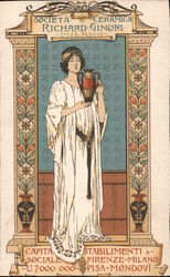 Societa Ceramica Richard Ginori Postcard