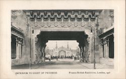 Entrance to court of progress Postcard