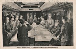 Foret de Compiegne - signature de l'Armistice (11 Novembre 1918) Postcard