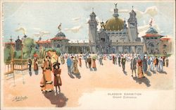 Glasgow Exhibition, Grand Entrance (Painting) Postcard