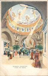 Under the Dome, Glasgow International Exhibition 1901 Scotland Postcard Postcard Postcard