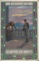 He Fell as a Hero - Die Eiserne Zeit, 1806-1815 Postcard
