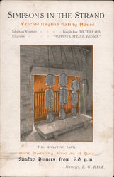 Simpson's In The Strand, Ye Olde English Eating House Postcard