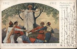 Pozdrav ze sletu vseskolskeho v praze Postcard