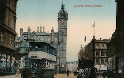 Glasgow Cross, Glassgow Postcard