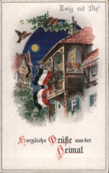 Herzliche Grüße aus der Heimat. Ewig mit Dir! Postcard