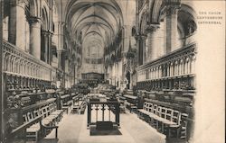 The Choir, Canterbury Cathedral England Kent Postcard Postcard Postcard