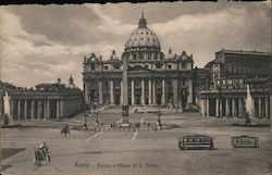 Roma Plazza e Chiease di S Pietro Rome, Italy Postcard Postcard Postcard