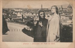 Firenze - Panorama dal Viale dei Golli Postcard
