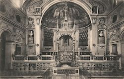 High Altar of the Church of Santa Cecilia Postcard