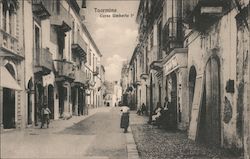Corso Umberto 1o Taormina (Messina), Italy Postcard Postcard Postcard