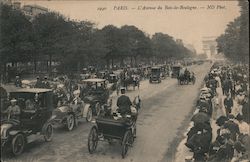 L'Avenue du Bois-de-Boulogne Paris, France Postcard Postcard Postcard