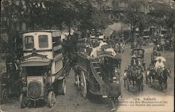 La Station des Omnibus, Paris Postcard