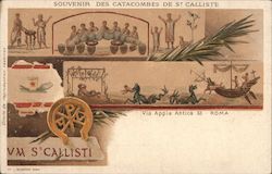 Souvenir Des Catacombes de St. Calliste Postcard