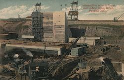 Intersection Between Tower and Middle Locks, Gatun, Panama Canal Postcard