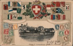 Höngg & Limmatbrucke Zurich, Switzerland Postcard Postcard Postcard