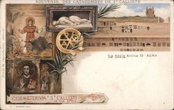 Souvenir of the Catacombs of St. Calliste - Via Appia Antica 33 - Rome Postcard