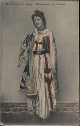 Macedonian from Bosnia Traditional Costume Postcard
