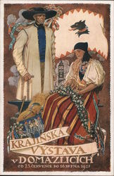 Krajinska Vystava v Domazlicich Postcard