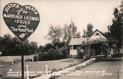 Justice of the Peace Marriage Building Postcard